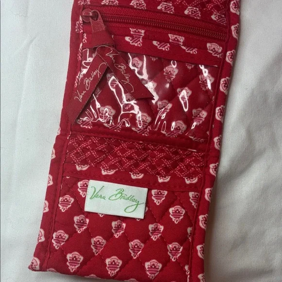 Vera Bradley Red Bandana Quilted Wallet - Picture 7 of 9